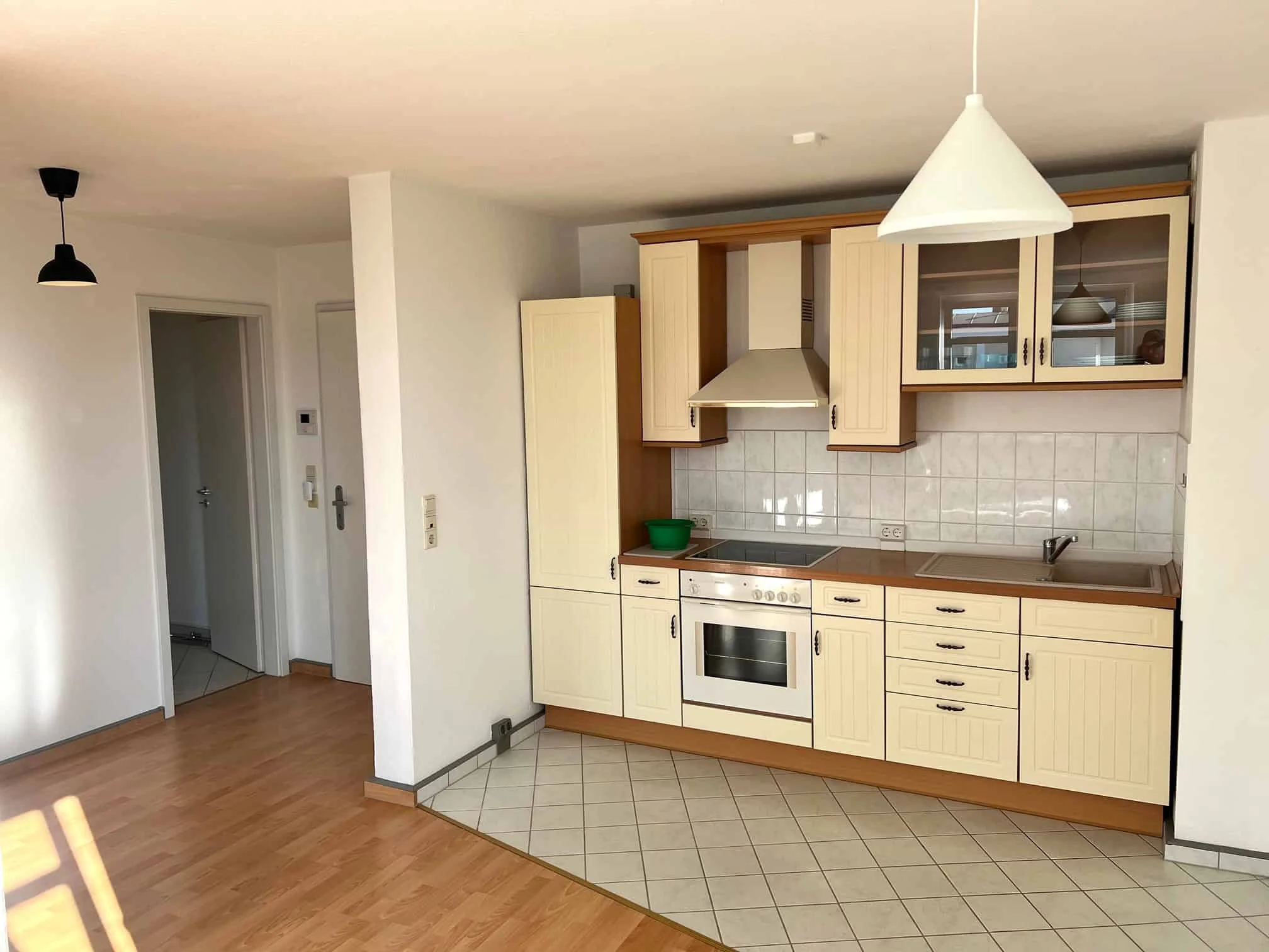 Voll ausgestattete Küche im Apartment Leipzig Plagwitz 1